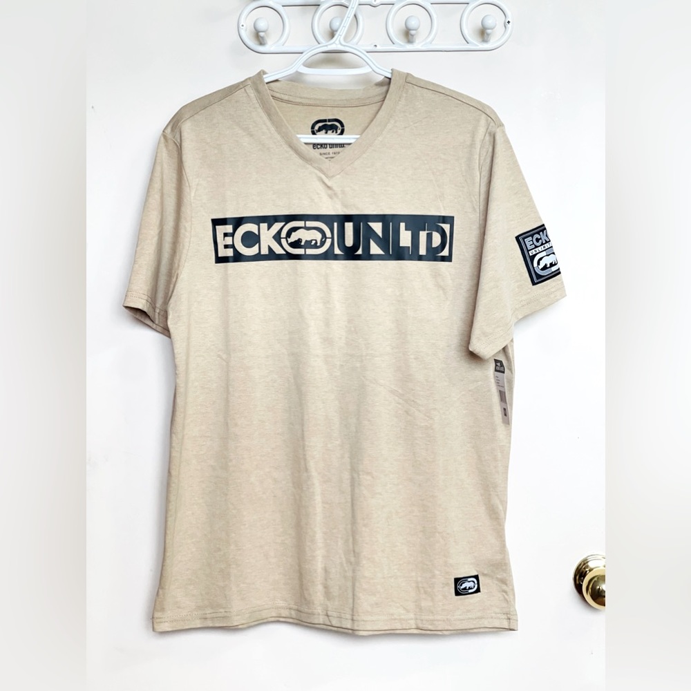 Ecko Unltd. Men's V Neck Short Sleeve T Shirt Graphic T-Shirt NWT